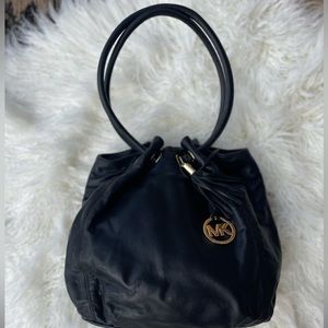 Michael Kors Black Leather Handbag